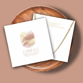 Abstrakte Minimalistische Schmuckkarte