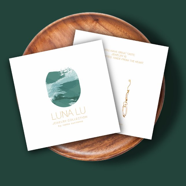 Abstrakte Minimalistische Schmuckkarte (Von Creator hochgeladen)