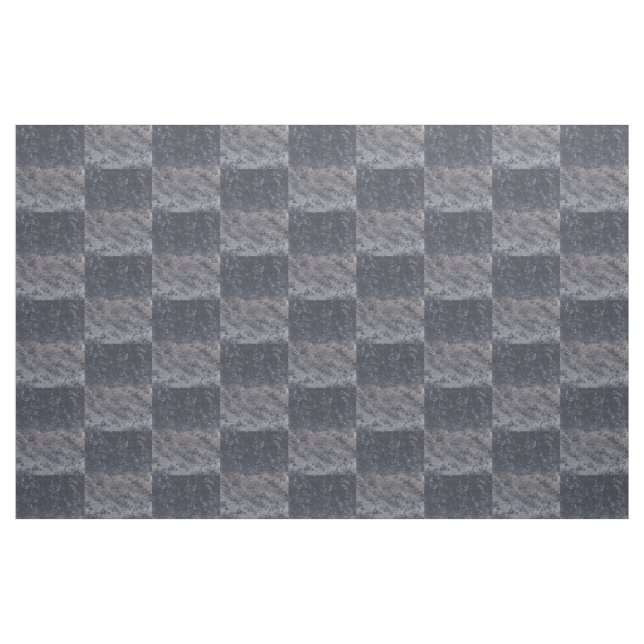 Abstrakte Mischung aus schwarz-grauem Schachbrettm Stoff (Fat Quarter (45,7 x 55,9 cm))