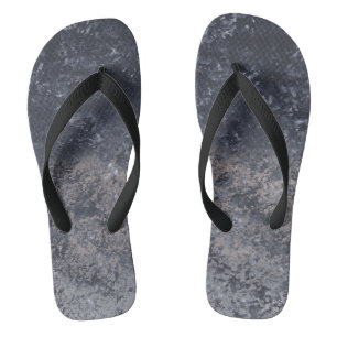 Abstrakte Mischungen Schwarze Graue Beige Weiße Fl Flip Flops