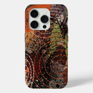 Abstrakte Mixed Media Earthy Autumnal Colors Case-Mate iPhone Hülle