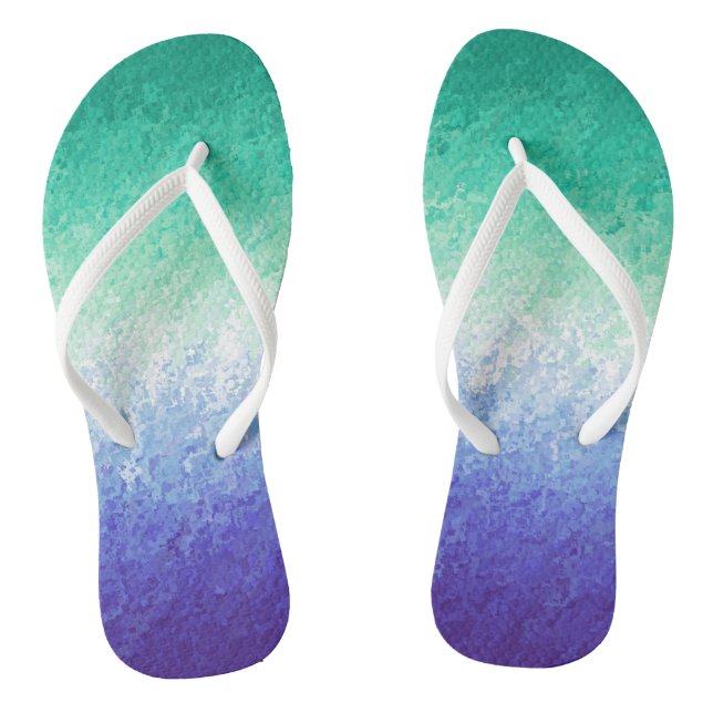 Abstrakte MLM Men Love Men Pride Flag Flip Flops (Fußbett)
