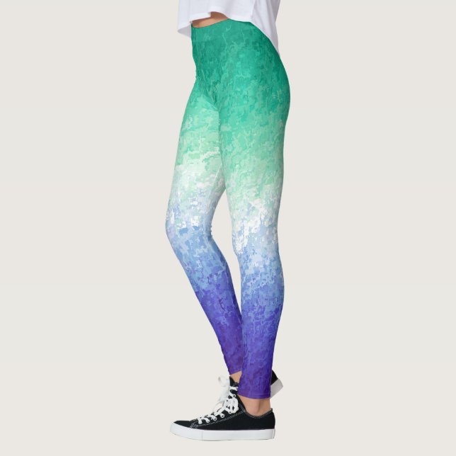 Abstrakte MLM Men Love Men Pride Flag Leggings (Links)