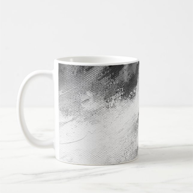 Abstrakte Mode Akryllische Malerei Kaffeetasse (Links)