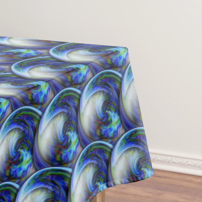 Abstrakte moderne Blasen 3D Tischdecke (Beispiel)