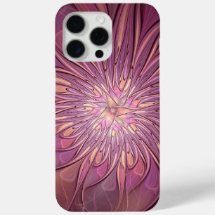 Abstrakte moderne Blumen-Fraktal-Kunst in Beerentö Case-Mate iPhone Hülle