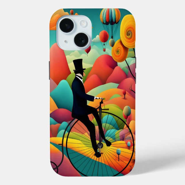 Abstrakte, moderne, farbenfrohe Reise Case-Mate iPhone Hülle (Rückseite)