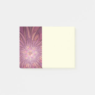 Abstrakte moderne florale fraktale Kunst Beerenfar Post-it Klebezettel