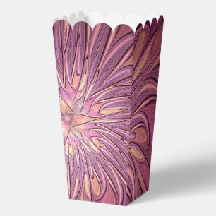 Abstrakte moderne florale fraktale Kunst Beerentön Geschenkschachtel