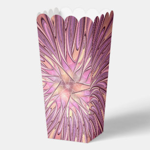 Abstrakte moderne florale fraktale Kunst Beerentön Geschenkschachtel