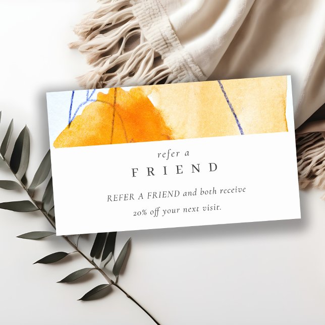 Abstrakte, moderne, gelbe blaue Kunst Visitenkarte (Von Creator hochgeladen)