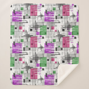 Abstrakte, moderne geometrische Formen, Streifen Sherpadecke
