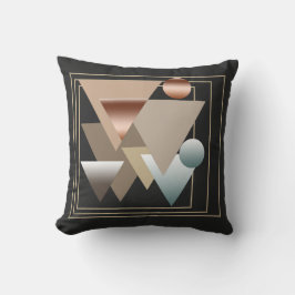 Abstrakte moderne geometrische futuristische Kunst Kissen