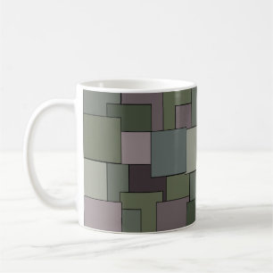 Abstrakte moderne geometrische Kunst Kaffeetasse
