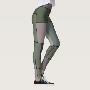Abstrakte moderne geometrische Kunst Leggings