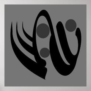 abstrakte moderne geometrische Kunst Poster