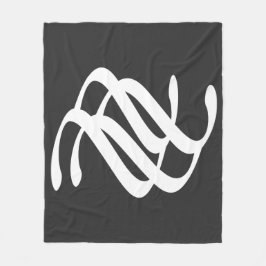 Abstrakte, moderne, geometrische Linien Fleecedecke