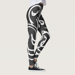 Abstrakte, moderne, geometrische Linien Leggings