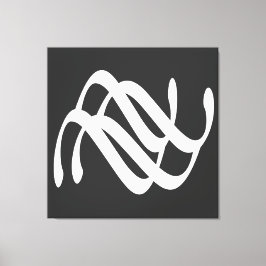 Abstrakte, moderne, geometrische Linien Leinwanddruck