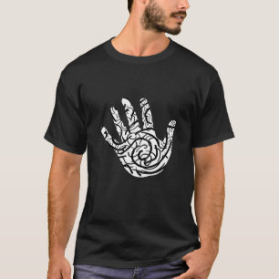 Abstrakte moderne geometrische Linien T-Shirt