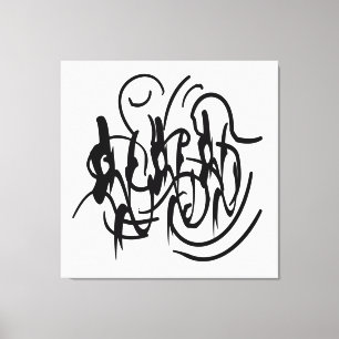 abstrakte moderne geometrische Linienkunst Leinwanddruck