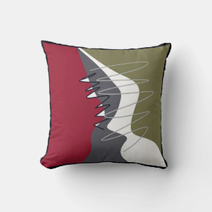 Abstrakte, moderne, kreative, applicke Kissen mit 