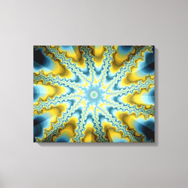 Abstrakte Moderne Kunst Leinwanddruck (Vorderseite)