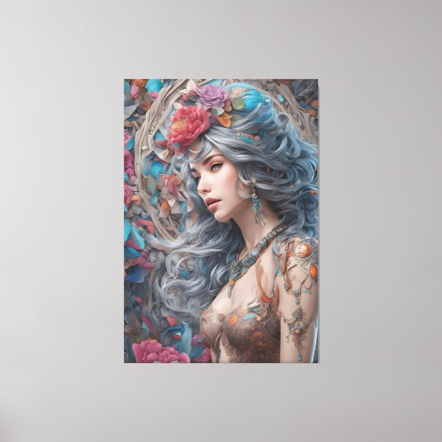 abstrakte moderne Kunst Leinwanddruck (Vorderseite)