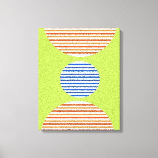 abstrakte moderne Kunst Leinwanddruck (Vorderseite)
