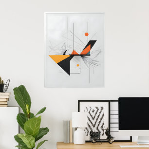 Abstrakte moderne Kunst Poster