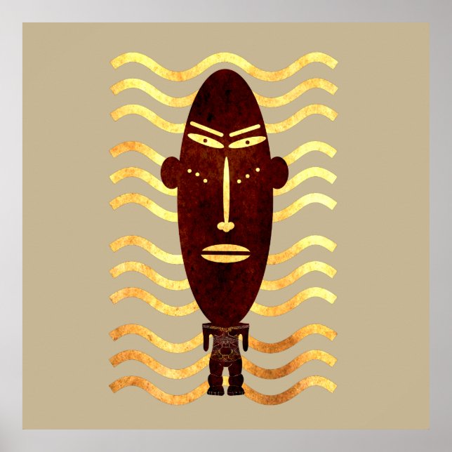 Abstrakte moderne Kunst Poster (Vorne)