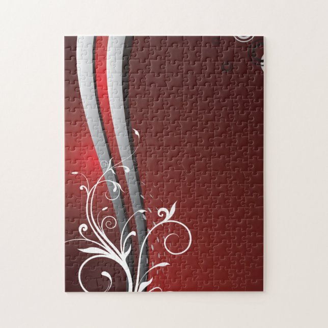 Abstrakte Moderne Kunst Puzzle (Vertikal)