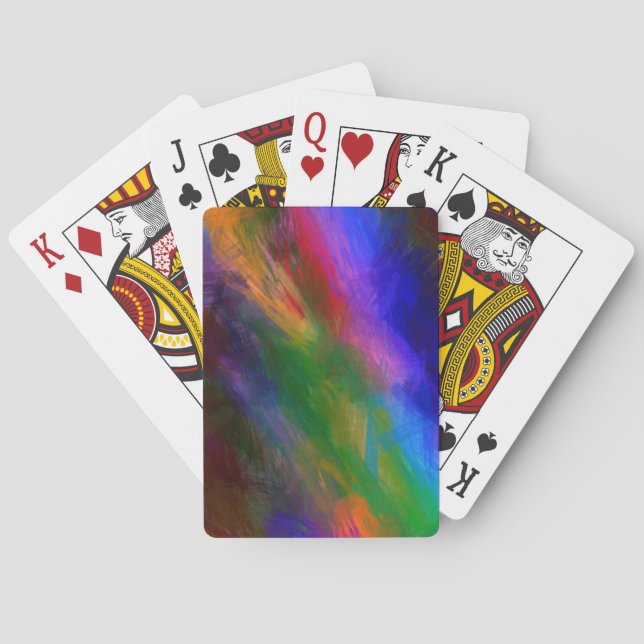 Abstrakte moderne Kunst Spielkarten (Rückseite)
