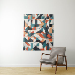 Abstrakte moderne Kunst Wandteppich