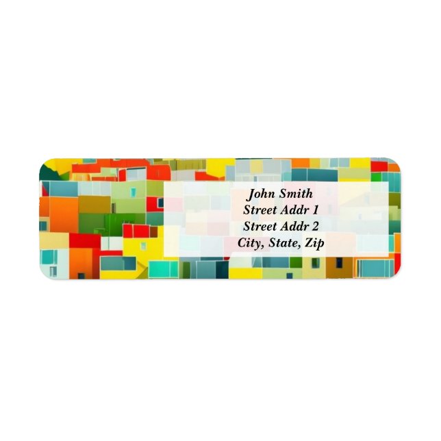 Abstrakte moderne Malereihäuser (Vorne)