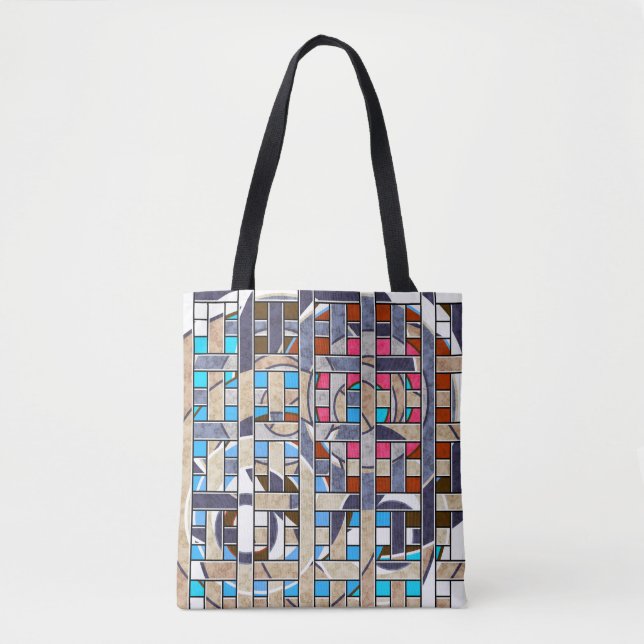 Abstrakte moderne minimalistische Kunstlandschaft (Vorderseite)