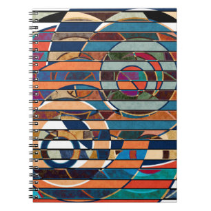 Abstrakte moderne minimalistische Kunstlandschaft Notizblock