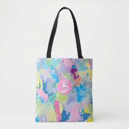 Abstrakte moderne Monogram Trendtote Bag