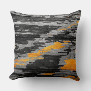 Abstrakte moderne Pastell-Holz #4 Kissen