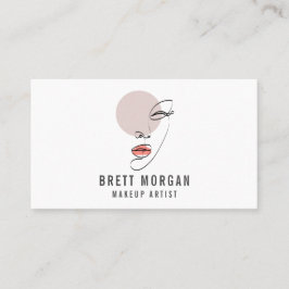 Abstrakte, moderne Visitenkarte für Künstler