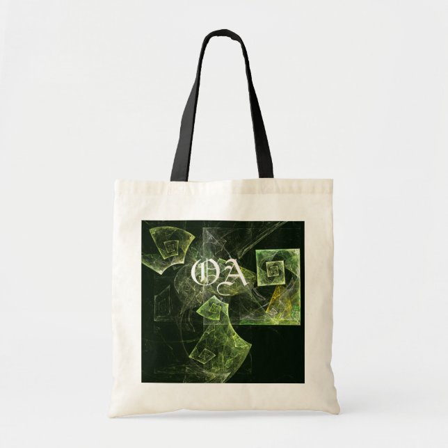 Abstrakte Mongram-Bag Tragetasche (Vorne)