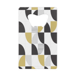 Abstrakte MultiColor Kreditkarte Flaschenöffner