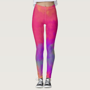 Abstrakte Multicolor-Leggings Leggings