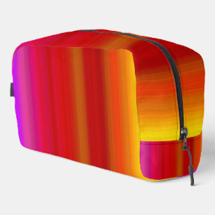 Abstrakte Multicolor Stripes Toilettensäcke Waschbeutel