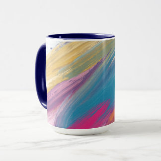 Abstrakte Multicolor-Tasse Tasse
