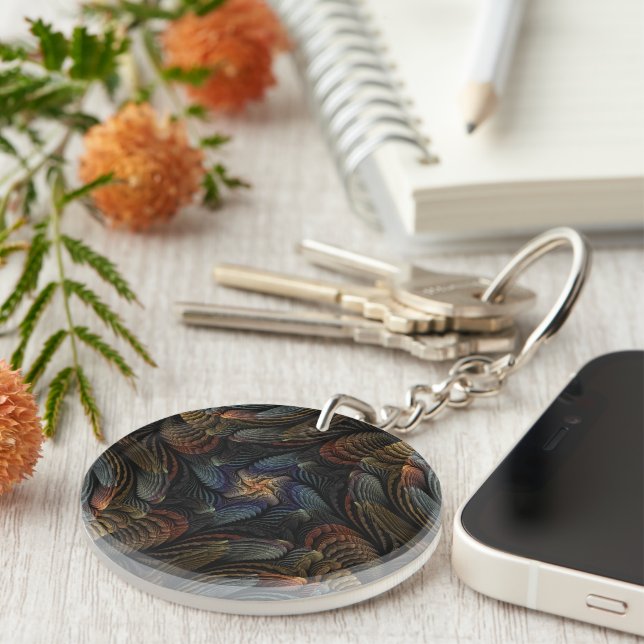 Abstrakte Muscheln Schlüsselanhänger (Vorderseite rechts)