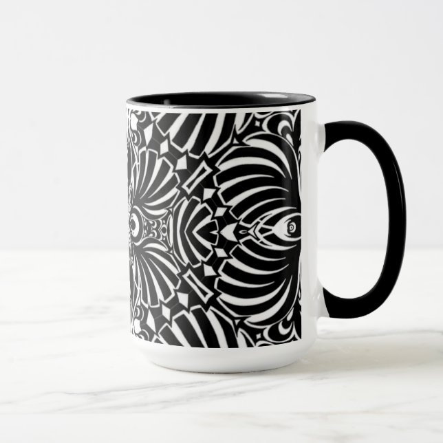 Abstrakte Muscheln Tasse (Rechts)