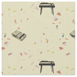 Abstrakte Musik-Vintages Stoff