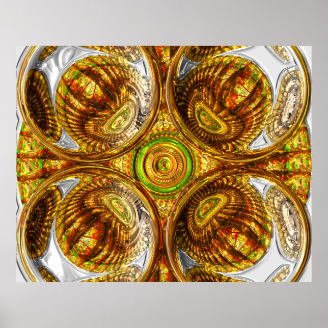 Abstrakte Muster 2 Plakat (Vorne)