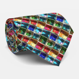 Abstrakte Muster 4 Benutzerdefinierte Krawatte